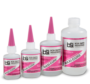 maxi-cure adhesive - cyanacrolate - super glue - BSI Adhesive