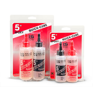 Quick-Cure - Quik-Cure - 5 Minute Epoxy -Slightly Flexible Epoxy- BSI Adhesives