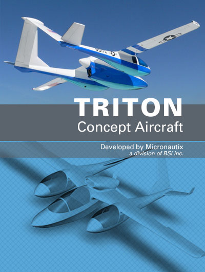 Triton Concept Aircraft - BSI - Micronautix - Charlee Smith